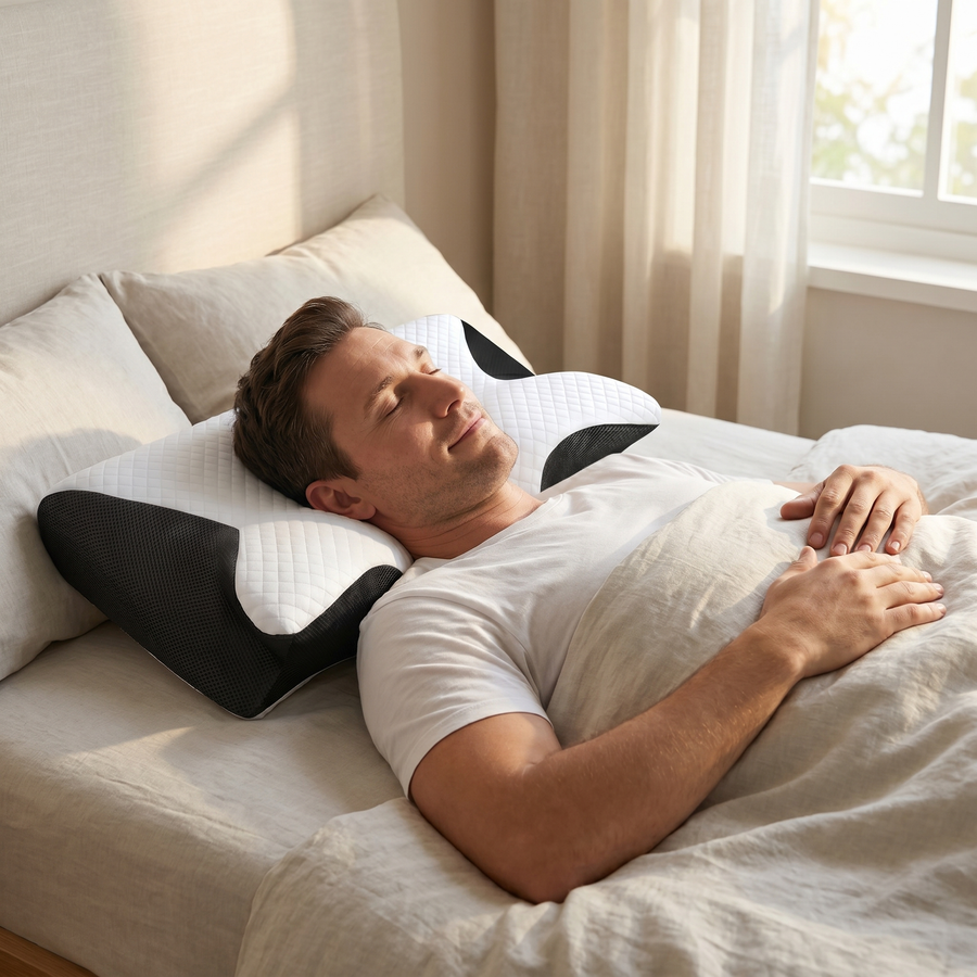 Pillow Dreams – Ergonomisches Nackenkissen aus Memory-Schaum